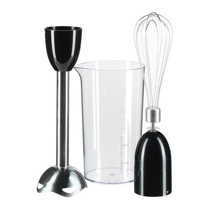 Mixeur plongeant CONTINENTAL EDISON CEHB01 Noir - 400W - Verre doseur 550 ml - 2 vitesses