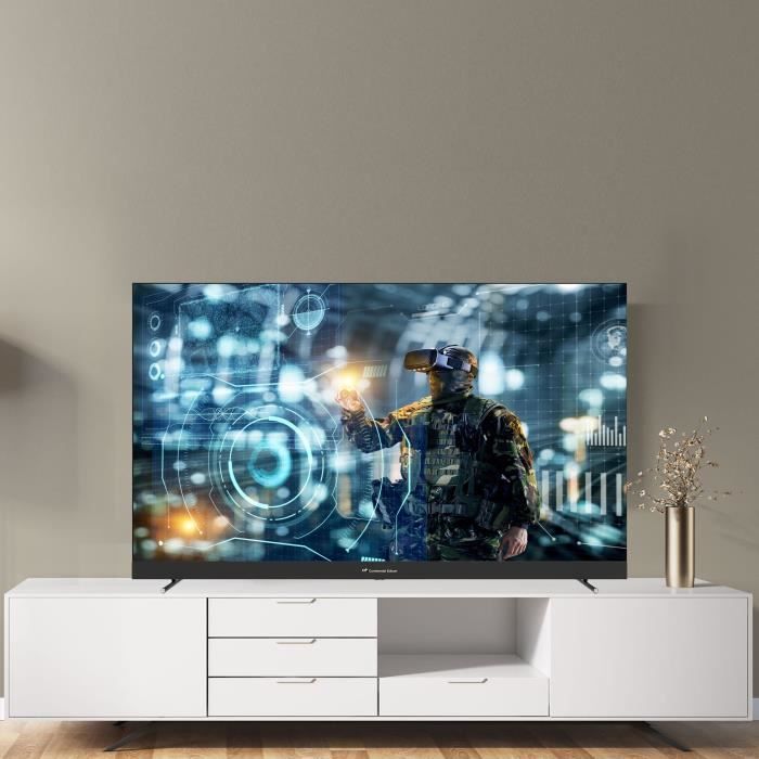 CONTINENTAL EDISON - CELEDGAM65QL24B6 - TV 4K UHD QLED Gaming - 144Hz - 65 (164 cm) - Smart Google - Wifi Bluetooth - 4xHDMI 3xUSB