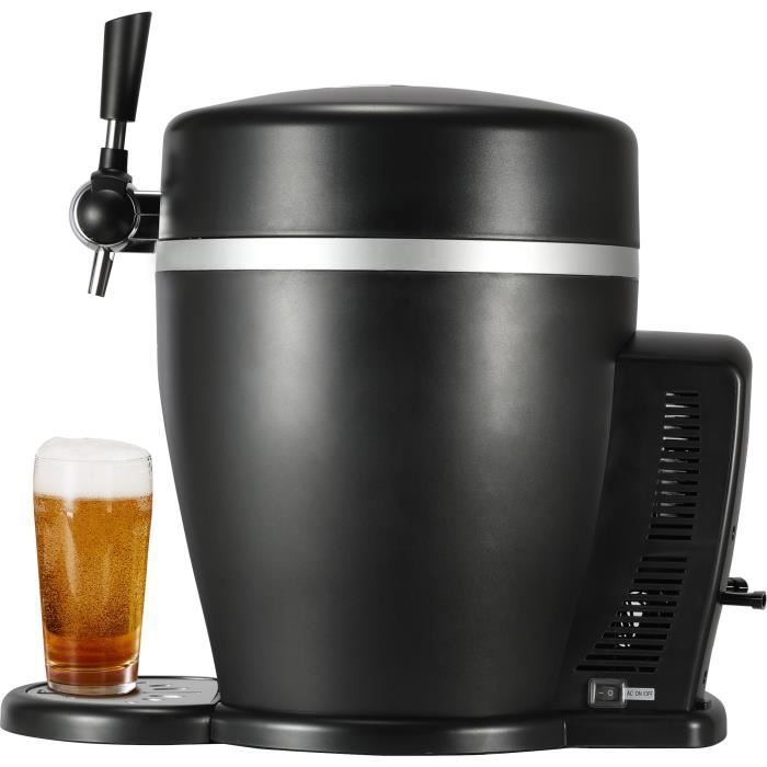 Tireuse a biere 5L CONTINENTAL EDISON MB5B3 - Noir - Plateau Amovible - 60 W - Bec verseur