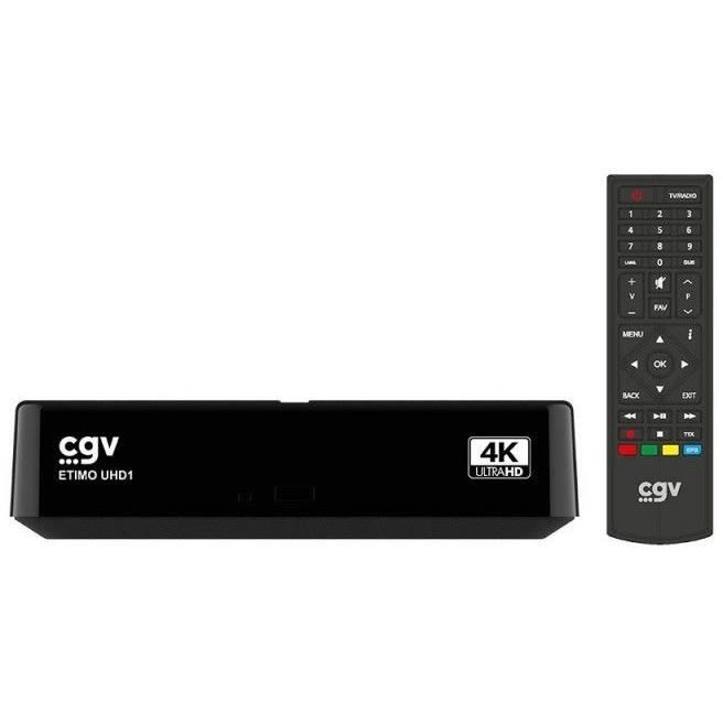 Récepteur-enregistreur TNT - CGV - ETIMO UHD1 - Ultra Haute Définition 4k - Dolby AC4 et HDR10 - Contrôle parental