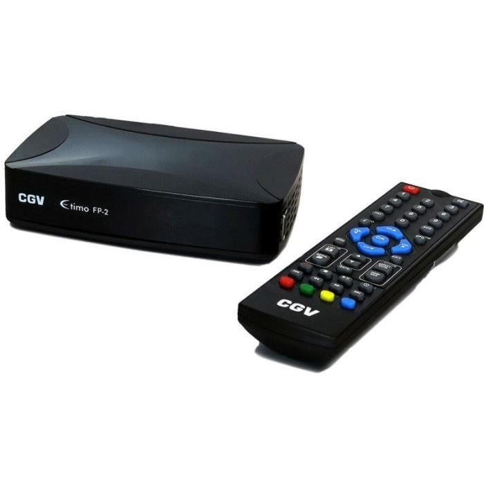 Récepteur-enregistreur TNT - CGV - ETIMO FP-2 - DVB-T2 HEVC 265 - Disque dur intégré - Full HD