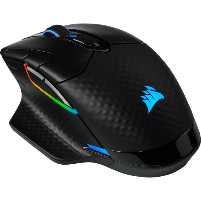 CORSAIR Souris gamer DARK CORE RGB PRO - 18 000 DPI - LED RGB - Optique (CH-9315411-EU)