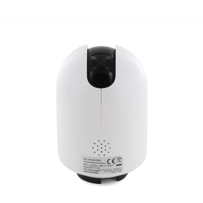 Caméra IP Wi-Fi intérieure rotative 360 - CHACON - 1080P