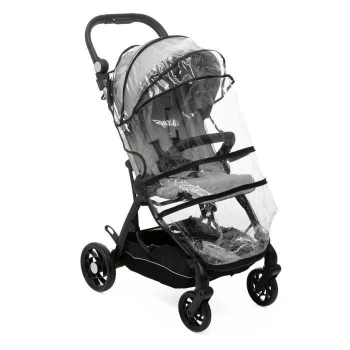 Poussette compacte CHICCO One4Ever Silverleaf - Poussette citadine - Mixte - 0 mois - Naissance - Gris