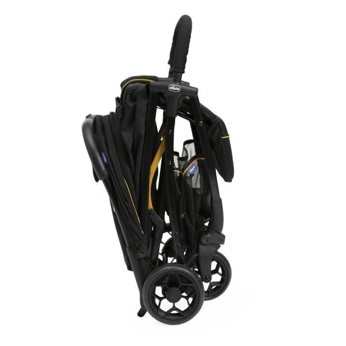 CHICCO Poussette Glee Unven - 4 roues - Noir