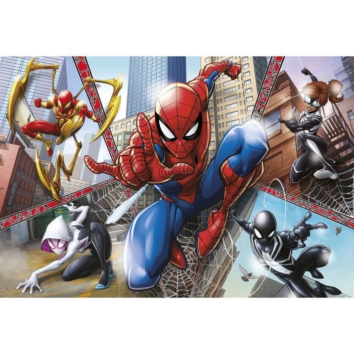 Puzzle Spider-Man - Clementoni - 104 pieces Maxi - Dessins animés et BD - Enfant 4 ans et plus