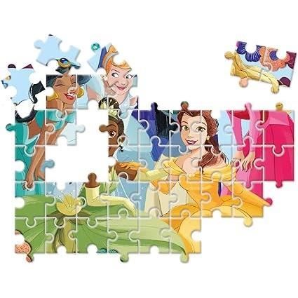 Clementoni - Edukit - Disney Princesses - Coffret apprentissage 4 en 1 - 2 puzzles, 1 mémo, 1 jeu de 6 cubes - Fabriqué en Italie