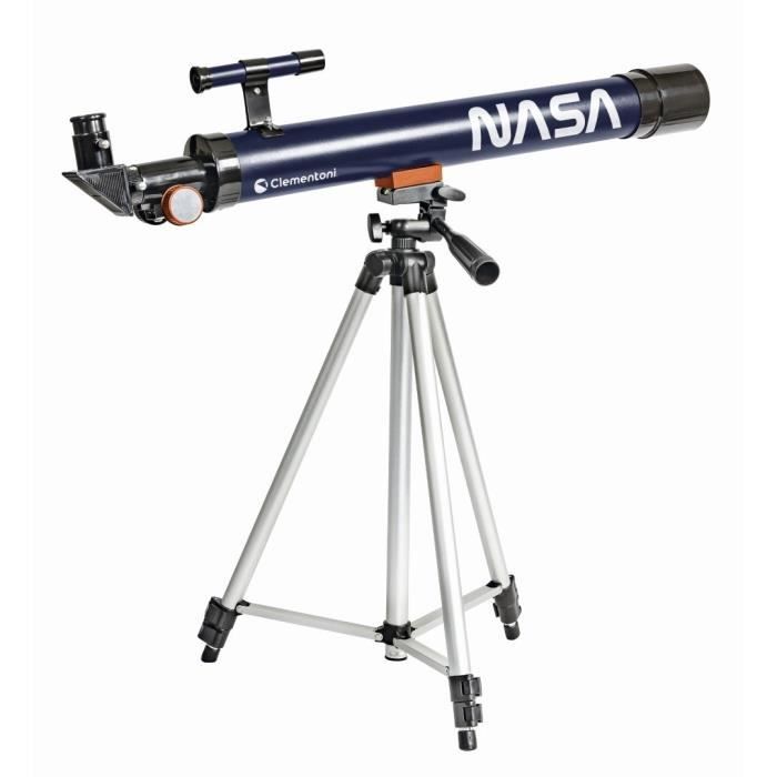 Clementoni - Science et jeau - Télescope NASA objetcif 50mm - Trépied extensible jusqu'a 127 cm