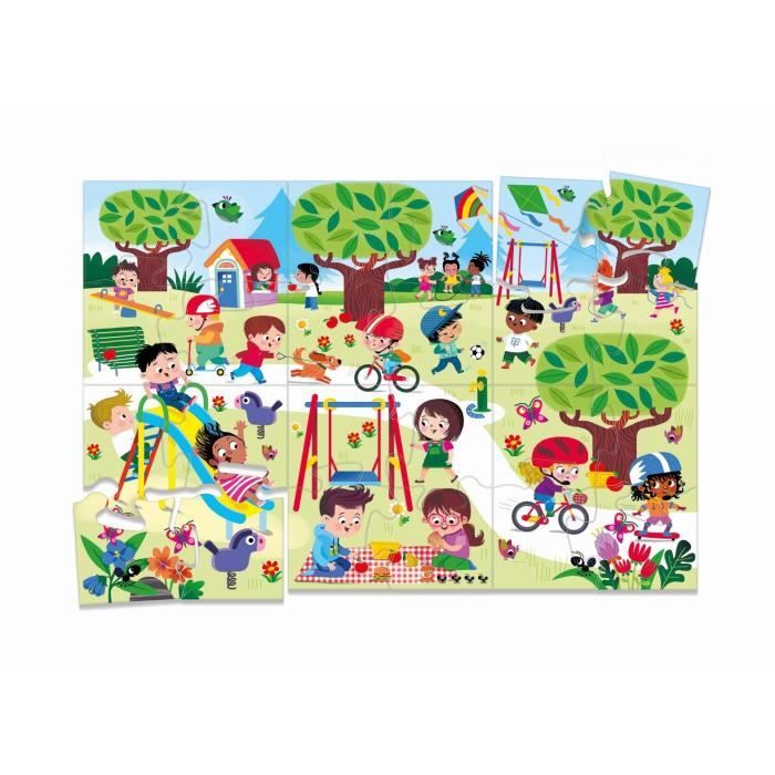 Clementoni - Coffret de 8 jeux en 1 - Jeux éducatifs formes, couleurs, nombres, quantités - Dés 3 ans