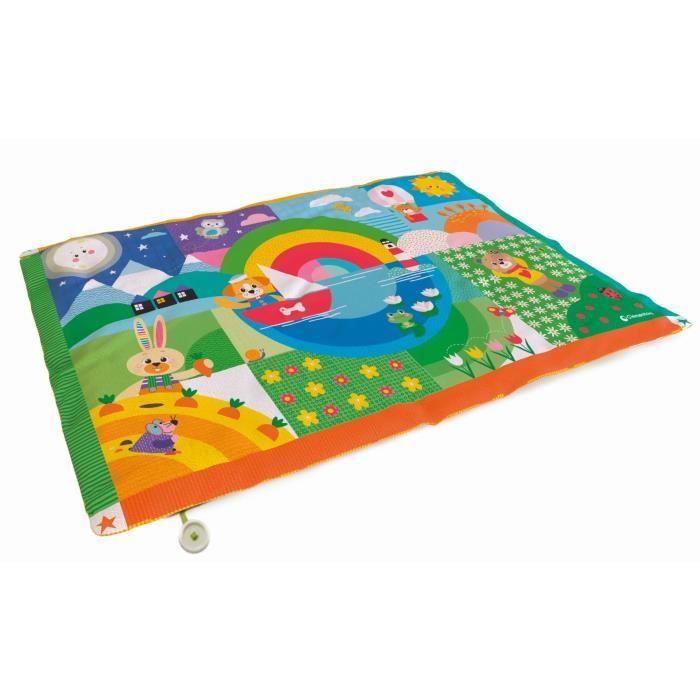 Tapis Matelassé (135x90cm) - Tapis d'Eveil - Tapis Baby Friends - Clementoni - Des la Naissance