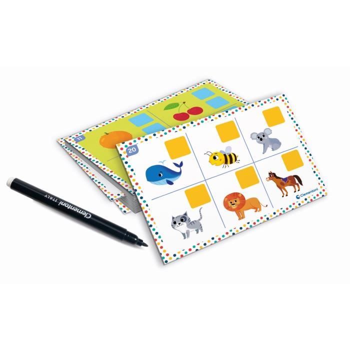 Mallette Lettres & Animaux magnétiques - Clementoni - Des 3 ans - Multicolore - Intérieur