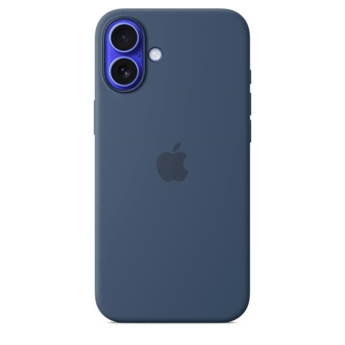 APPLE iPhone 16 Plus - Coque en silicone avec MagSafe - Denim