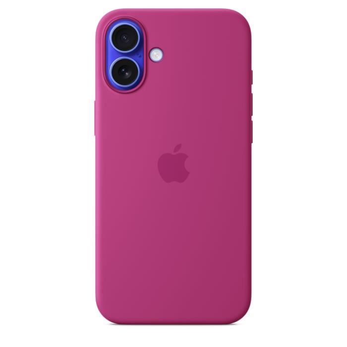 APPLE iPhone 16 Plus - Coque en silicone avec MagSafe - Fuchsia