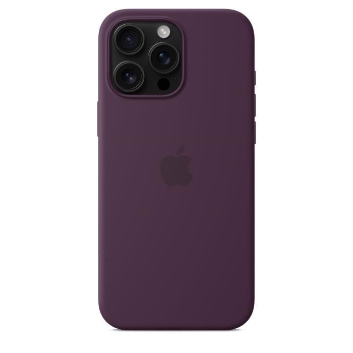 APPLE iPhone 16 Pro Max - Coque en silicone avec MagSafe - Plum