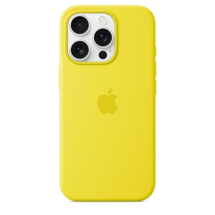 APPLE iPhone 16 Pro - Coque en silicone avec MagSafe - Star Fruit