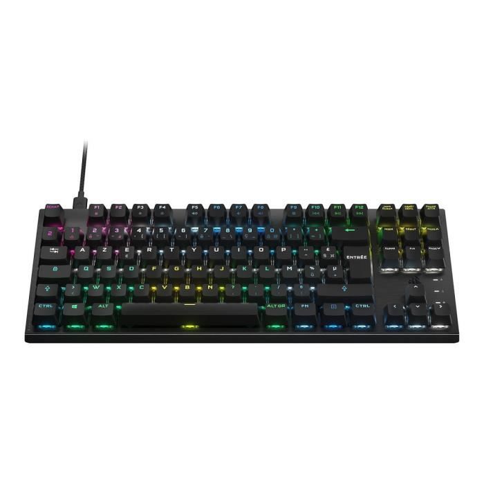 Clavier Corsair gaming mécanique-optique K60 RGB PRO TKL OPX