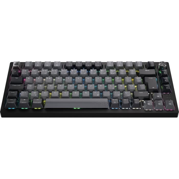 Clavier gaming mécanique sans fil - CORSAIR - K65 PLUS WIRELESS - Noir et gris