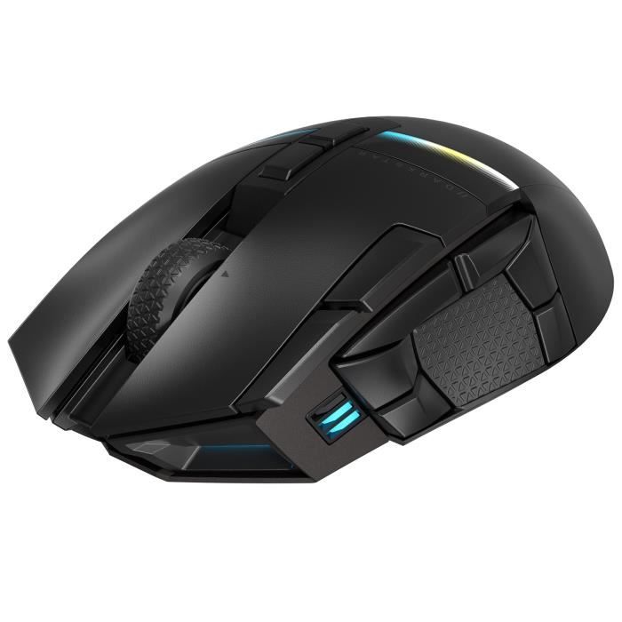 Souris Gaming - Sans fil - CORSAIR - DARKSTAR RGB Wireless - 15 boutons programmables - Capteur Optique - Noir - (CH-931A011-EU)