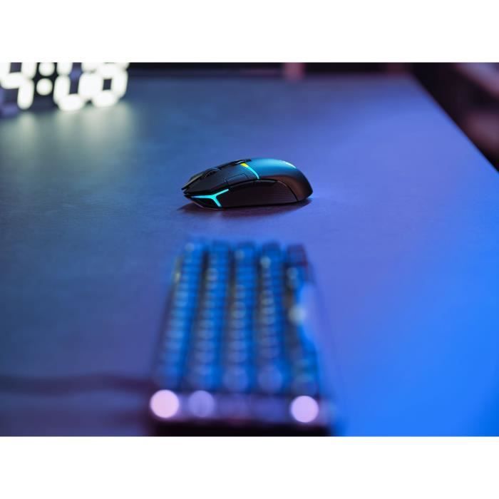 Souris gaming sans fil - CORSAIR - NIGHTSABRE WIRELESS - RGB - Noir