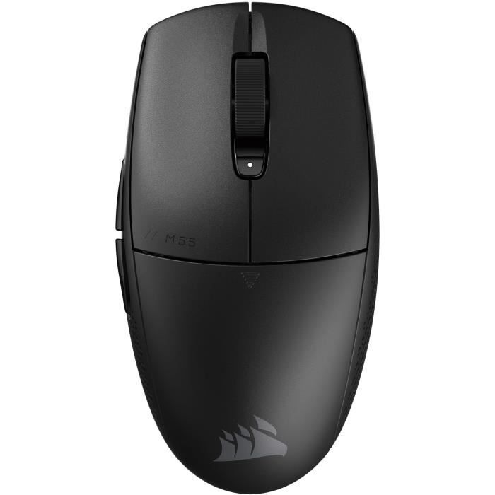 Souris Gaming Sans Fil - CORSAIR - M55 Wireless - Noire, Symétrique