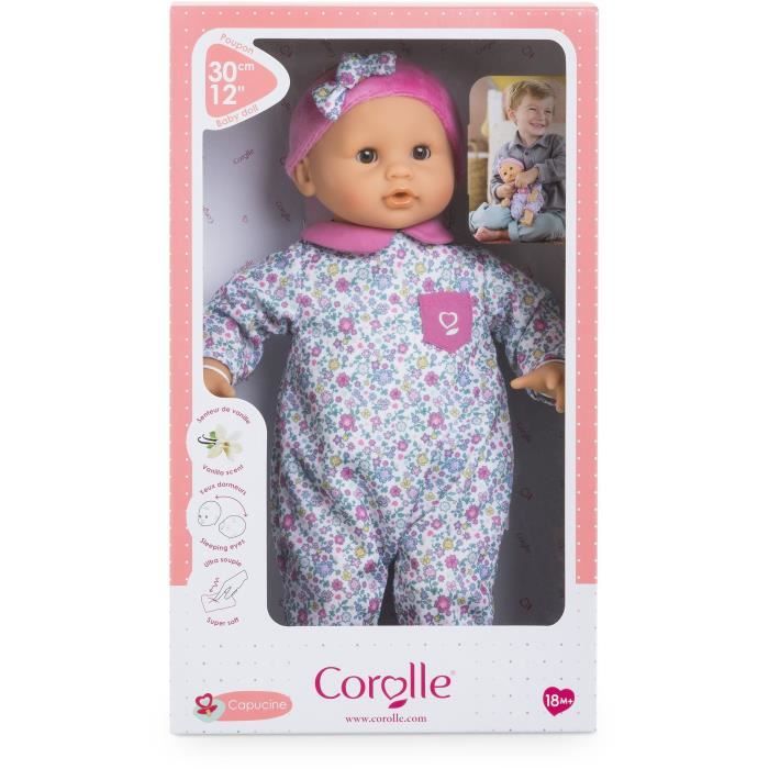 Mon Premier Poupon COROLLE - Bébé Calin Capucine - 30 cm - senteur de vanille - des 18 mois