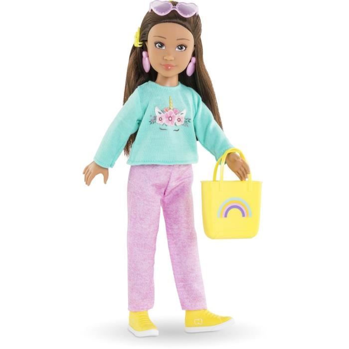 Coffret Luna Shopping COROLLE GIRLS - poupée mannequin - 6 accessoires - 28 cm - des 4 ans