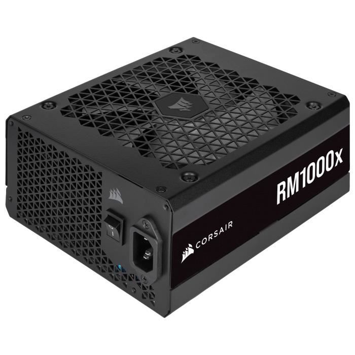 CORSAIR - RM1000x - Bloc d'alimentation - 1000 Watts - RMx Series 2021 - Certifié 80 PLUS GOLD - (CP-9020201-EU)