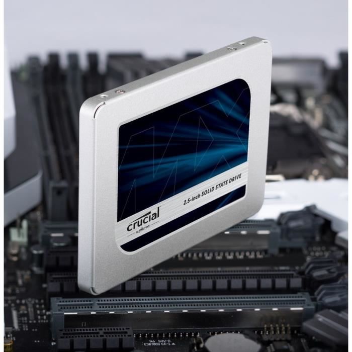 CRUCIAL - Disque SSD Interne - MX500 - 1To - 2,5 (CT1000MX500SSD1)