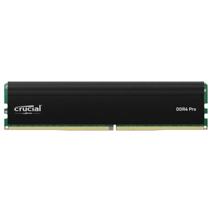 Mémoire RAM - CRUCIAL - PRO DDR4 - 16Go - DDR4-3200 - UDIMM CL22 (CP16G4DFRA32A)