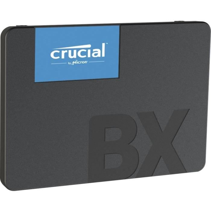 CRUCIAL - Disque SSD Interne - BX500 - 500go - 2,5 pouces (CT500BX500SSD1)