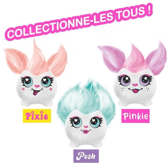 Canal Toys - Airbrush Plush - Mini peluche Hair'iffic a coiffer et décorer avec feutres - AIR 038 - Modele peluche aléatoire