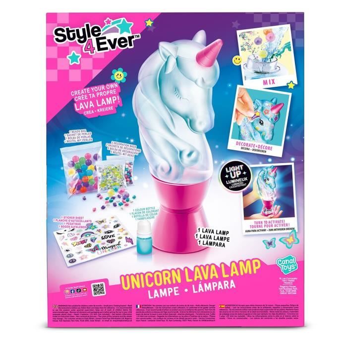 Canal Toys - Style For Ever - Lava Lampe Licorne - OFG 297