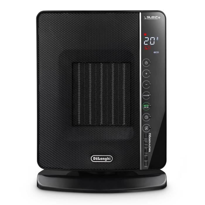 DELONGHI Soufflant céramique - DCH7993ER.BC -2400W - Noir et chrome