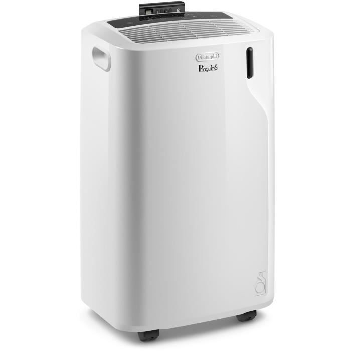 Climatiseur mobile PAC EM82K.1 DELONGHI - 2400W - Ventilateur et déshumidificateur - 3 vitesses - Gaz R290 - 9 400 Btu/h