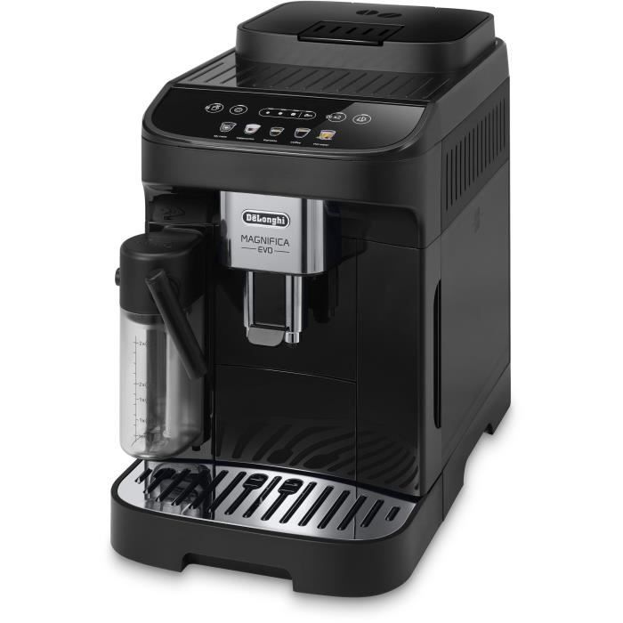 Machine expresso automatique avec broyeur De'Longhi Magnifica Evo  - ECAM290.61.B -technologie boissons lactées, Noir