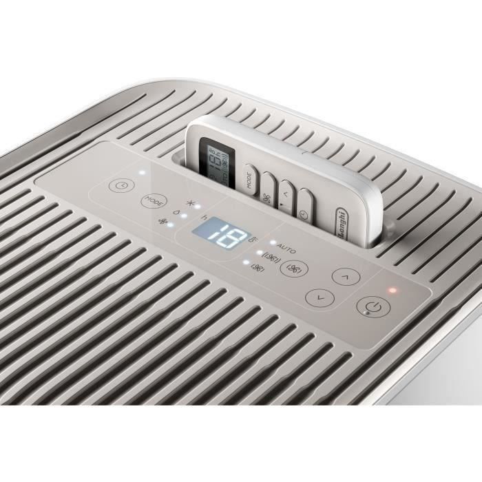 Climatiseur mobile PAC ES72 DELONGHI - 2100W - Ventilateur et déshumidificateur - Gaz R290 - 8 300 Btu/h