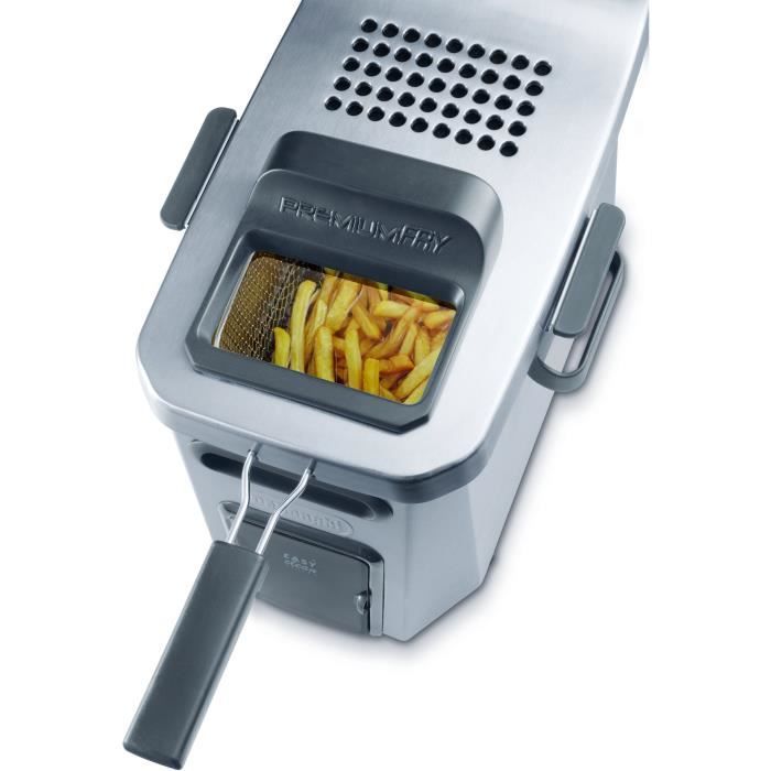 DELONGHI F44532CZ Friteuse électrique semi-professionnelle PremiumFry - Inox