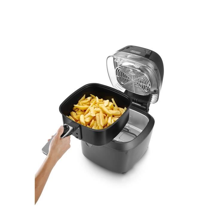 Friteuse Electrique sans huile Delonghi FH2394 - Capacité : 1,5kg - 1400W - Cuve anti-adhérente