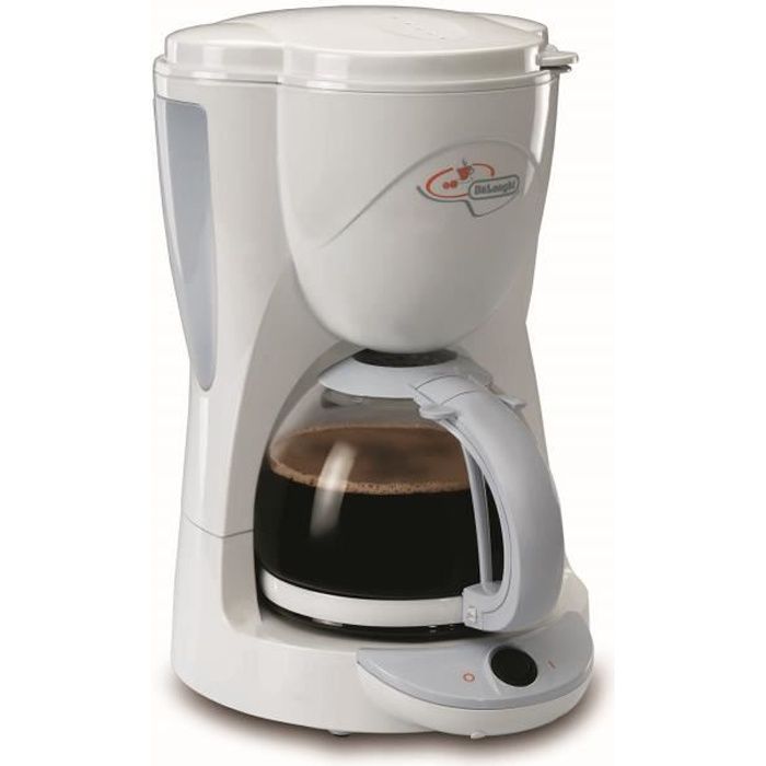 Cafetiere filtre - DELONGHI - ICM2.1 - 1000W - 10 tasses - Blanc