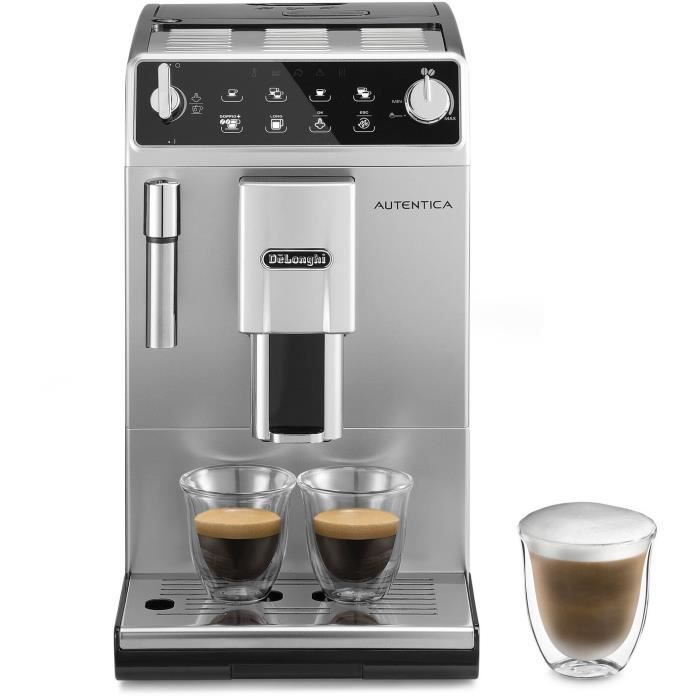 Machine expresso automatique avec broyeur - DELONGHI Autentica ETAM29.510 SB  - Inox