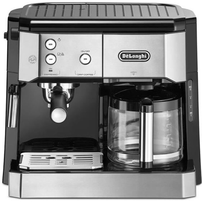 Machine a café DELONGHI BCO421.S - Pompe 15 bars - Filtre & espresso - Dosettes ESE - 1750 Watt