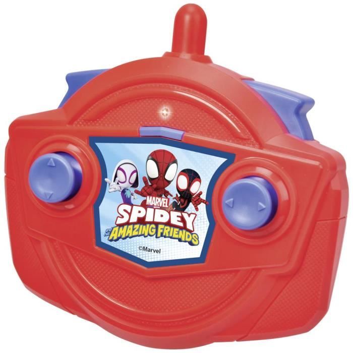 Spidey  - Voiture radiocommandée - 27cm - Fonction turbo - Batterie rechargeable par cable USB