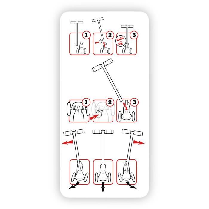 LA REINE DES NEIGES II Trotinnette Steering 3 Roues