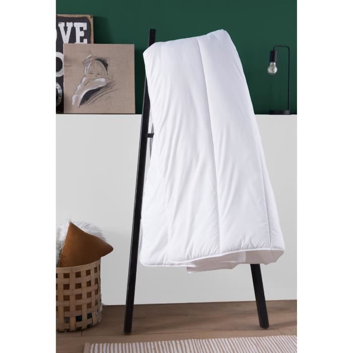 Couette 220x240 cm DODO ALoe - Tempérée - 300G/m² - Couette 2 personnes - Douce et Confortable - Blanc