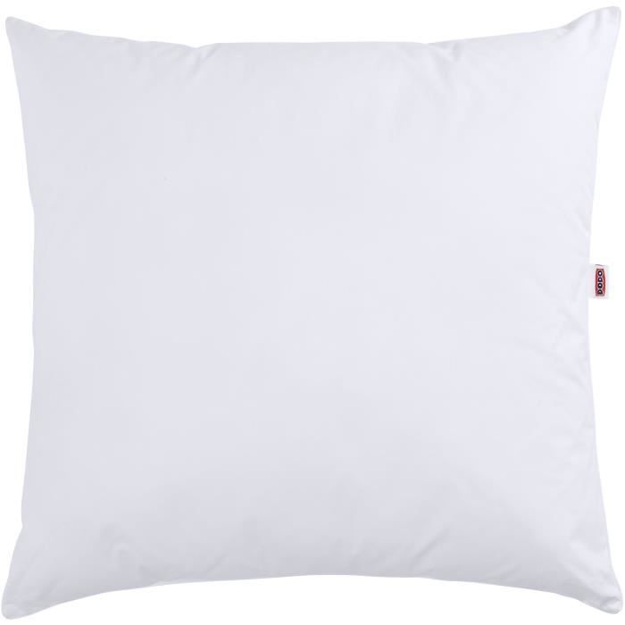 DODO Oreiller Duvet Oie MORZINE Anti-Acariens 65x65cm blanc