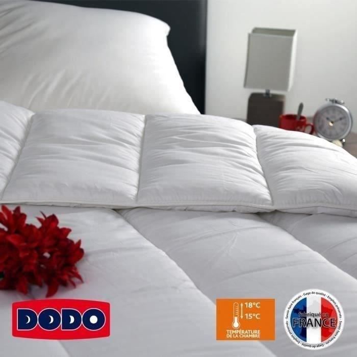 Couette chaude Vancouver - 220 x 240 cm - 400gr/m² - Blanc - DODO