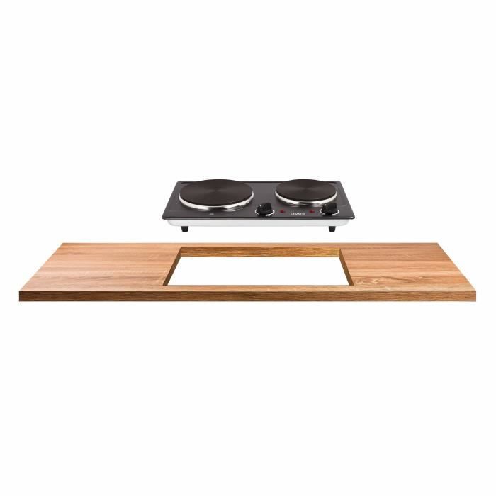 Plaque de cuisson double encastrable LIVOO - DOC168N