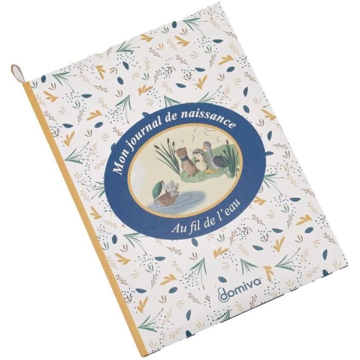 Coffret - DOMIVA - AU FIL DE L'EAU - Boîte a trésors + Journal de naissance