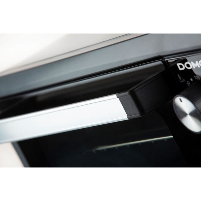 Mini four a convection - DOMO DO518GO - 38 L - Noir - 1300 W - Minuteur 90 min