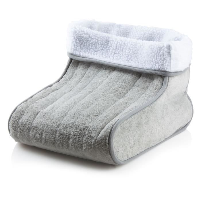 Chauffe-pieds DOMO - Chanceliere - Gris - 3 niveaux de chaleur - Super doux